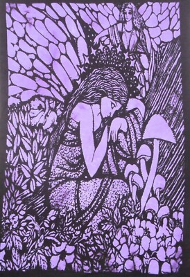 Indisches Mandala Fee Baumwolle Wandteppich Wandbehang Hippie Boho Poster Woh...
