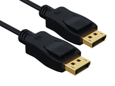 3ft Gold Plated Premium DisplayPort Male to Male Cable with Latches, Version ...