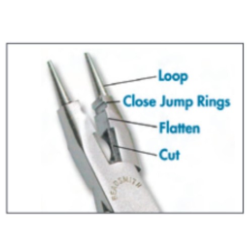 Beadsmith ergonomische 4 in 1 Allzweckzange: glätten, schneiden und schließen - Bild 2 von 3