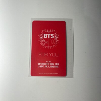 BTS V Taehyung FOR YOU Japan Limited Official PC Photocard (Great