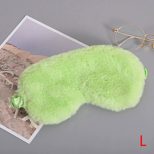 Sleeping Mask Sleeping Blindfold Soft Plush Eye Masks Cute Love Eye Cover - Picture 24 of 28