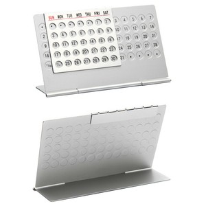 details about aluminum alloy super perpetual unique 100 years home office desk calendar decor office desk calendar