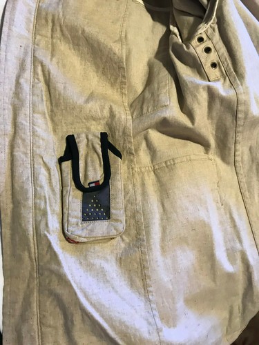 TOMMY HILFIGER Men's Field Sports Jacket Outerwear Sz M Beige/Khaki dated 10/02 - Picture 10 of 12