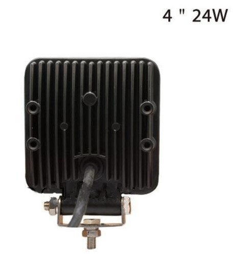 Lámpara de trabajo LED multivoltios 24W punto de inundación barra de fila caravana camión todoterreno SUV - Imagen 3 de 3