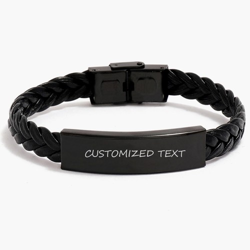 To My Girlfriend Black Rope Bracelet Birthday Christmas Day Gifts From Boyfriend - Picture 6 of 7