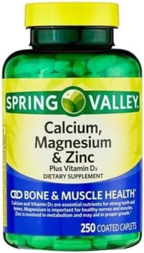 Magnesium Zinc with Vitamin D3 | Calcium Supplement | Calcium Magnesium Zinc | - Picture 3 of 6