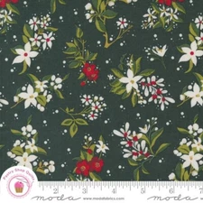 Moda PINE VALLEY 30741 17 Red Green BASIC GREY Quilt Fabric CHRISTMAS