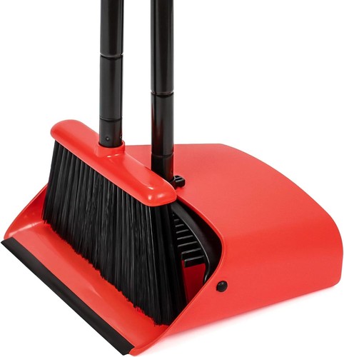 Broom and Dustpan Set with 52" Long Handle for Home Kitchen Room Office Lobby - Picture 16 of 30