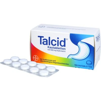 BAYER VITAL GMBH TALCID Kautabletten 100 St PZN01921682