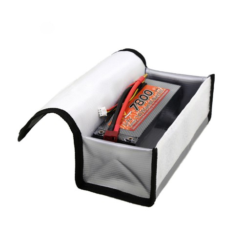 Bolsa de almacenamiento a prueba de explosiones Bolsa protectora de batería para baterías de drones de coche RC - Imagen 2 de 6