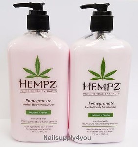 Pack-of-2-17oz-Hempz-Pure-Herbal-Extract-Lotion-POMEGRANATE