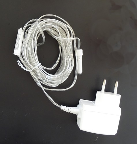 3D LED MINI STERN weiß 12 cm Weihnachtsstern 18 Zacken für Innen Fenster Kabel - Bild 5 von 5