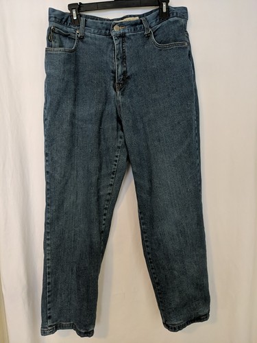 Cabelas Casuals Jeans Flannel Lined Womens 16 Short Washed Denim 26"inseam - Picture 16 of 16
