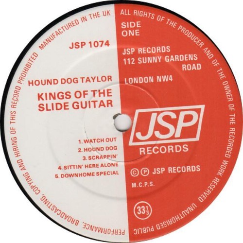 HOUND DOG TAYLOR/ JOHNNY LITTLEJOHN Kings Of The Slide Guitar 1984 RARE UK lp - Picture 3 of 3