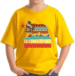Cali For Nia Palm Youth T-shirt California Republic Bear West Coast Gift for kid