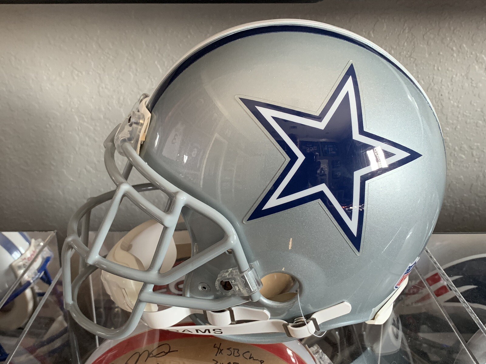 Authentic Dallas Cowboys VSR4 Helmet With Custom Emmitt Smith Setup - Picture 3 of 5