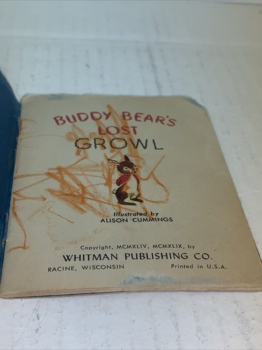 Buddy Bears Lost Grown,1949(VINTAGE Children's Small) - Bild 3 von 4