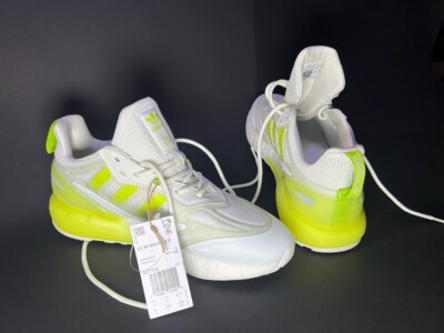 Size 8 - adidas ZX 2K Boost 2.0 White Semi Solar Slime