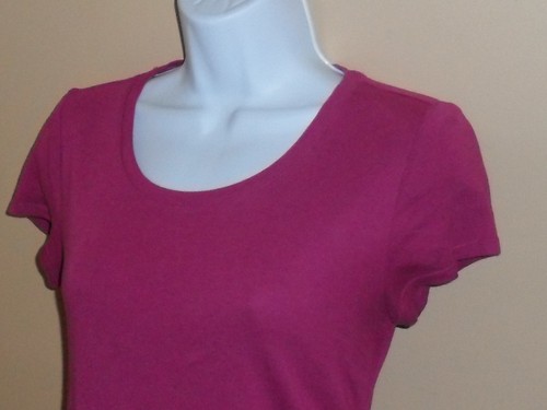 Motherhood Maternity Purple Blouse Short Sleeve Top Small - Picture 3 of 3