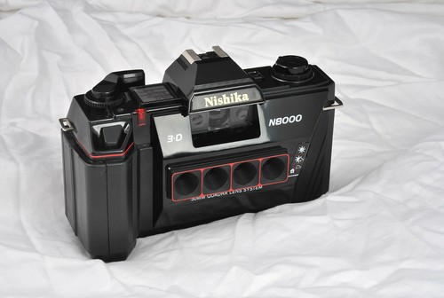 Nishika N8000 3D camera with full kit, free shipping - Picture 1 of 4