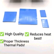 High Quality Nintendo GameCube Thermal Pads for CPU/GPU/SRAM And Motherboard PCB