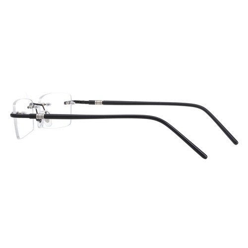 Gafas de lectura sin montura de diseñador para hombre lector de lentes de recubrimiento UV400 +0,00 a +5,00 - Imagen 12 de 21