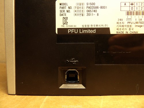 Fujitsu ScanSnap S1500 USB Document Image Scanner 6 177 Scans - TESTÉ OK - Zdjęcie 7 z 8