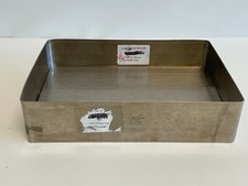 Codman Medium Stainless Steel Sterilization Tray 21-3001, 14.38" x 9.94"