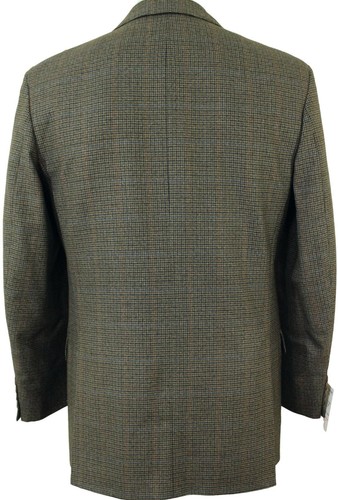 CHAQUETA DE TWEED VINTAGE DAKS 38R GRIS/MARRÓN MEZCLA CUADROS PARA HOMBRE - Imagen 5 de 9
