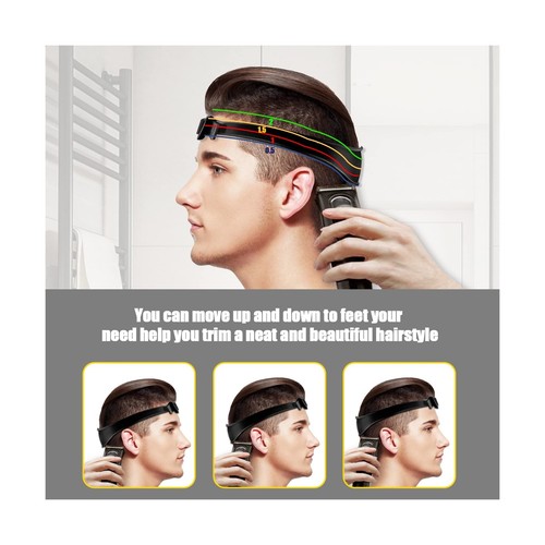 Neckline Shaving Template and Hair Trimming Guide, Adjustable Curved Silicone... - Picture 5 of 7
