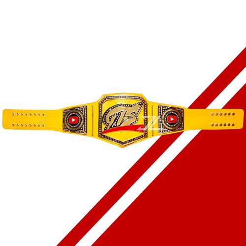 GTS Legendary Youtube Wrestling Championship Belt Premium Quality Leather Belt - Picture 7 of 7