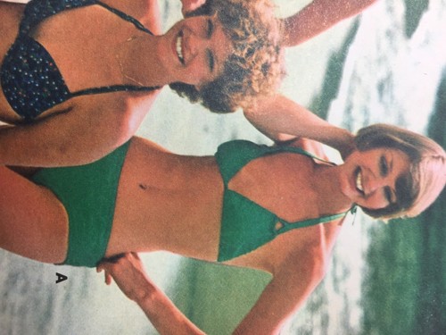 VINTAGE 1970s BIKINI Pattern Halter Top String Hip Hugger Butterick 4814 Sz6-14  - Picture 4 of 7