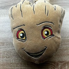 Marvel Guardians of the Galaxy Groot Head Soft Plush Pillow/attaching loops 13"
