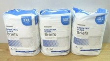 MCKESSON BARIATRIC ULTRA BREIFS QTY 3 PACKS OF 3XL HEAVY ABSORBANCY