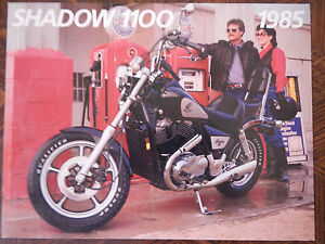 Shadow Motorcycle Sales Brochure Literature 1985 Honda VT700 C Shadow Motorcycle Sales Brochure Literature 1985 Honda VT700 C