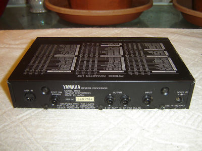 その他 YAMAHA REVERB PROCESSOR R100 Yamaha R100 Reverb Processor - Used, Scratches, No