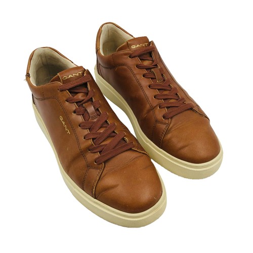 GANT Herren Braun Leder Schnürschuhe Sneaker Turnschuhe Schuhe EUR 44 UK 9,5 US 10,5 - Bild 3 von 22