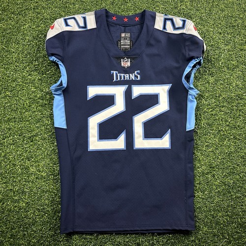 2021 Nike NFL Team Issued Game Trikot Tennessee Titans Derrick Henry Gr. 44 L-BK - Bild 2 von 15