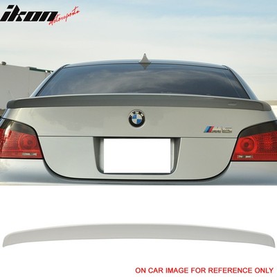 Fits 04-10 BMW E60 5 Series AC Style Rear Trunk Spoiler Wing Painted #300 White