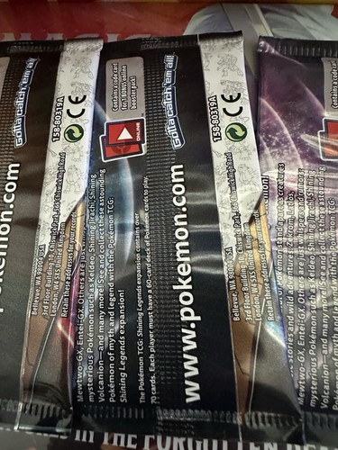 Pokemon 3 x Shining Legends Booster Packs - Picture 3 of 5