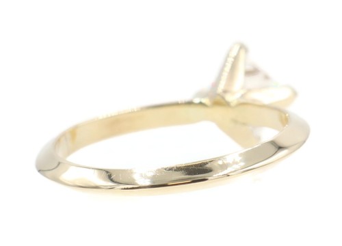 IGI East-West 1.09 Ct Lab-Grown Princess Cut Diamond 14KT Gold Engagement Ring - Picture 9 of 18