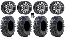 ITP SD10 Bdlk 15x6.5 Wheels GM 34" Terminator Tires Can-Am Maverick R