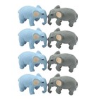 8 Pcs Ornamente Für Das Wohnzimmer Elefanten-Schreibtischdekoration