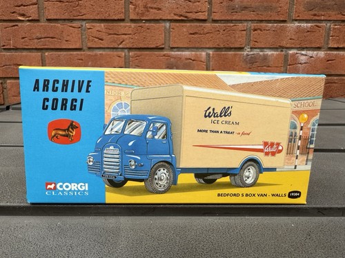 Corgi 19304 Bedford S Box Van Walls - Mint In Box 1:50
