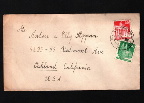 OPC 1948 Bizone Germany Weissenstein to USA MiF 51228 - Picture 1 of 2