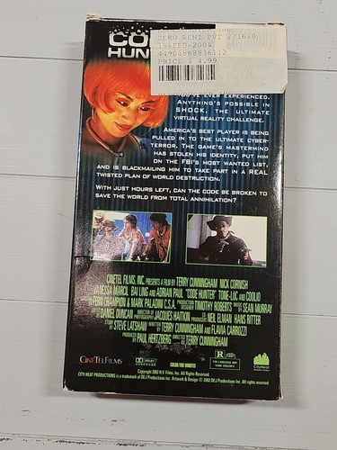 Code Hunter Used VHS Sci-Fi Action Nick Cornish Bai Ling Velocity Home  - Picture 2 of 4
