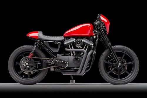 Asiento y cola Burly Café (cubierta parcial) Harley Sportser (B13-2000) - Imagen 2 de 2