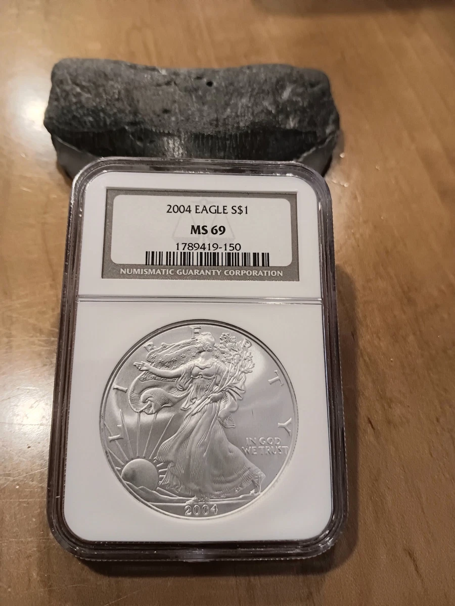 American Eagle MS 69 Graded 2004 Silver Bullion Coins for sale | eBay