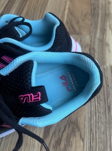 Zapatillas Fila con cordones parte superior baja plantilla de espuma viscoelástica damas talla 7 usadas una vez usadas en excelente estado - Imagen 5 de 7