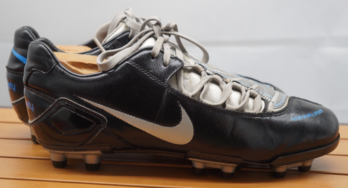2008 Nike Total 90 II FG Shoot Strike 8 US Black Silver Blue Air Zoom Mercurial - Bild 5 von 10
